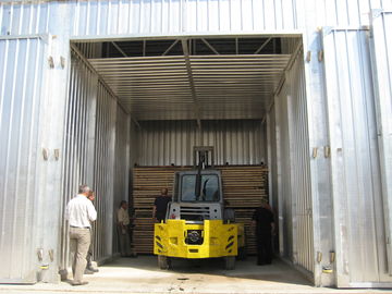 Kit de secagem de madeira à prova d'água resistente à corrosão com porta deslizante de elevador