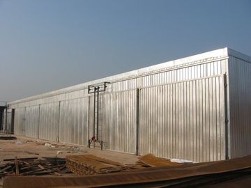 Equipamento de secagem de madeira totalmente automático de 80 m3, secadores industriais de madeira de ventilador de diâmetro de 800 mm