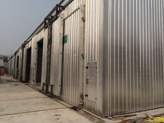 Forno de secagem rápida de madeira totalmente automático para madeira macia 30 - 150m3 Capacidade